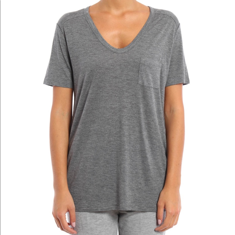 Alexander Wang Short Sleeve Pocket T Shirt/Size XS